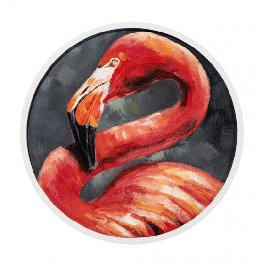 Einsamer Flamingo